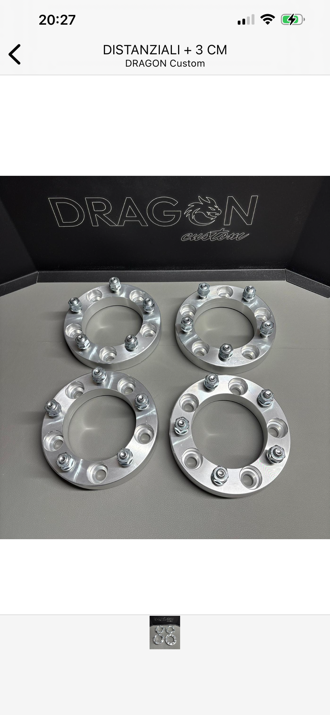 Distanziali in alluminio 30mm